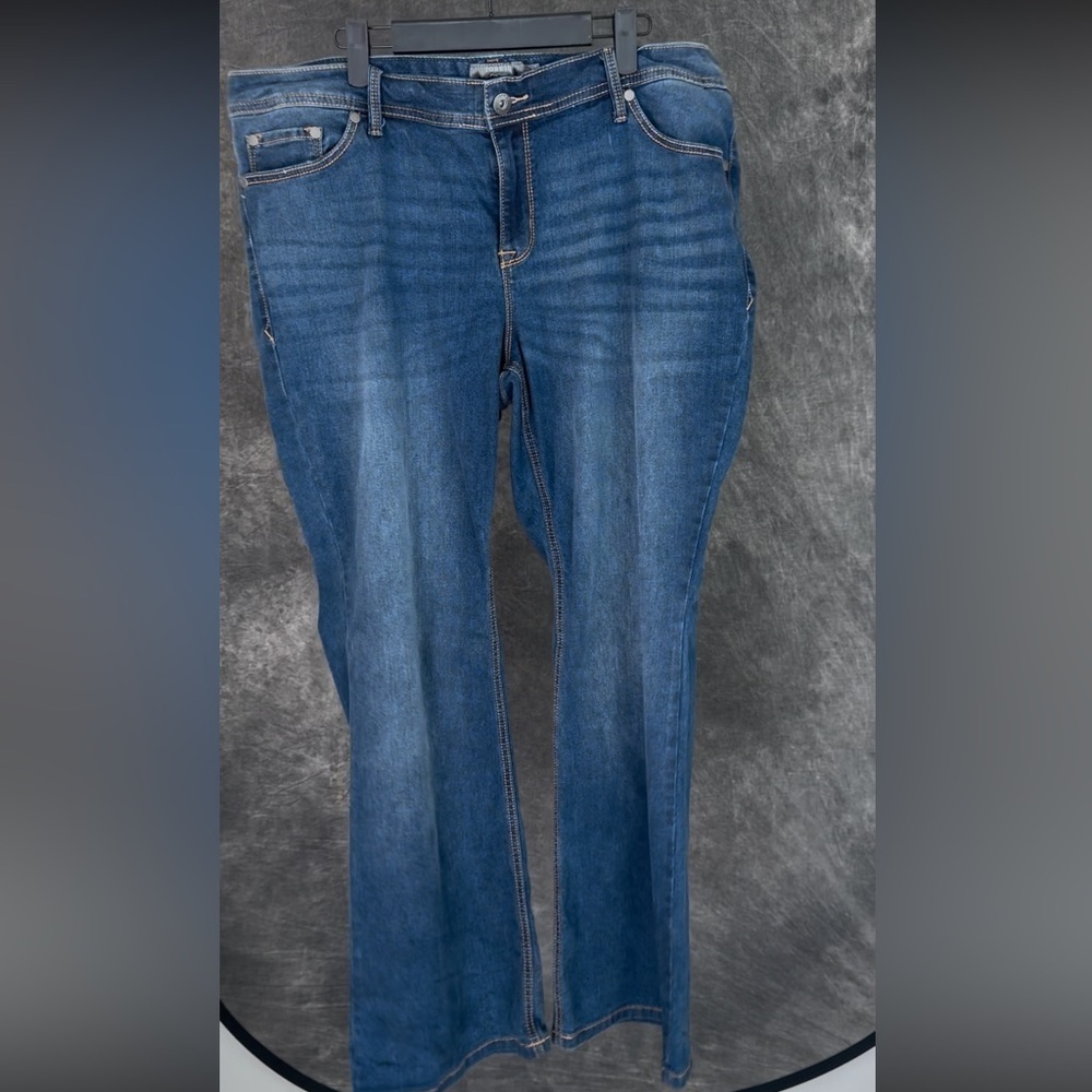 Torrid Luxe Slim Boot Straight Leg Jeans Dark Wash Plus Size 20R